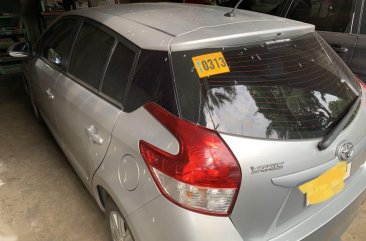 Silver Toyota Yaris 2015 for sale in Angeles