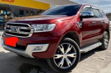 Selling Red Ford Everest 2016 in Quezon City