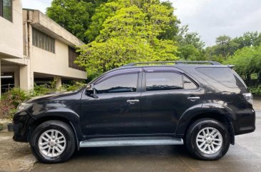 Black Toyota Fortuner 2013 for sale in Quezon