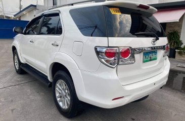 White Toyota Fortuner 2014 for sale in Manila