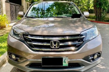 Brown Honda CR-V 2013 for sale in Makati