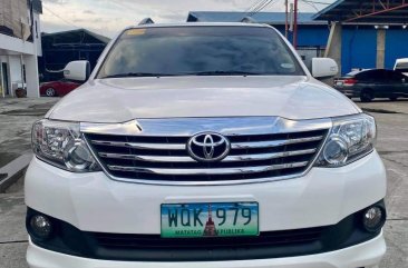 White Toyota Fortuner 2014 for sale in Manila