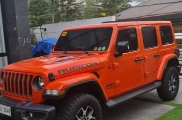 Selling Orange Jeep Wrangler 2020 in Angeles