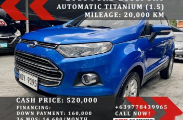 Blue Ford Ecosport 2016 for sale in Las Pinas