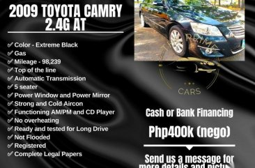 Black Toyota Camry 2009 for sale in Quezon
