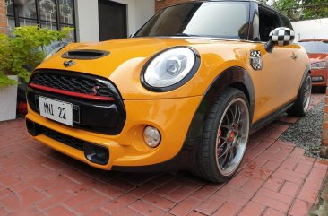 Yellow Mini Cooper S 2015 for sale in Cainta