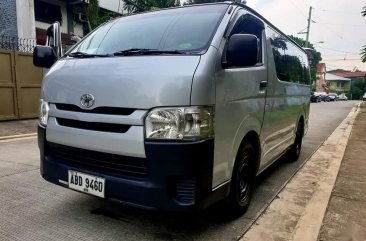 Silver Toyota Hiace 2016 for sale in Quezon