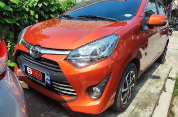 Orange Toyota Wigo 2020 for sale in Quezon