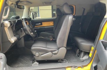 Yellow Toyota Fj Cruiser 2016 for sale in Automatic