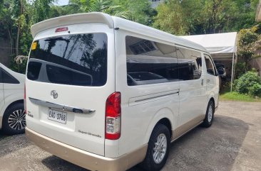 Pearl White Toyota Hiace 2020 for sale in Malabon