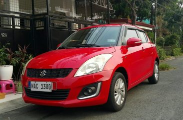 Red Suzuki Swift 2017 for sale in Las Piñas