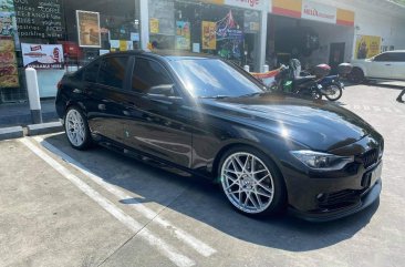 Black BMW 318D 2013 for sale in Quezon