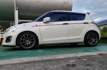 Pearl White Suzuki Swift 2016 for sale in Cabuyao