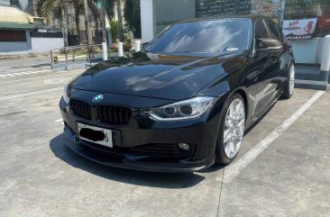 Black BMW 318D 2013 for sale in Quezon