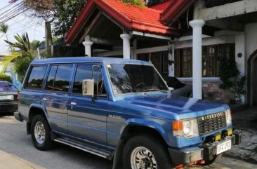 Blue Mitsubishi Pajero 1989 for sale in Quezon