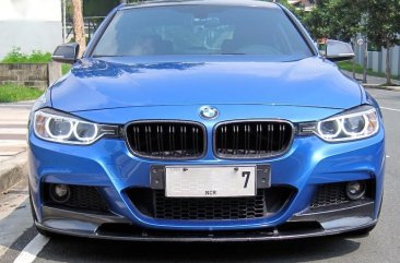 Blue BMW 320D 2014 for sale in Pasig