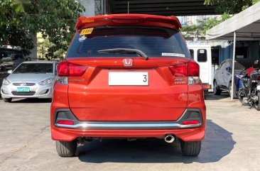 Red Honda Mobilio 2018 for sale in Automatic