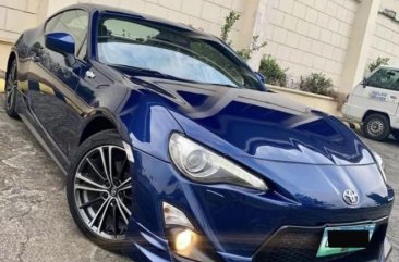 Blue Toyota 86 2013 for sale in Manual