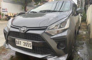 Selling Grey Toyota Wigo 2021 in Quezon City