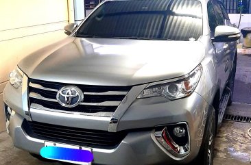 Brightsilver Toyota Fortuner 2017 for sale in Binan