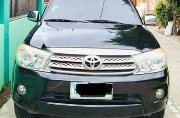 Black Toyota Fortuner 2008 for sale in Valenzuela