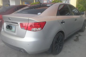 Silver Kia Forte 2010 for sale in Automatic