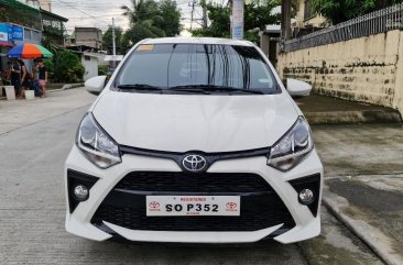 Selling White Toyota Wigo 2021 in Quezon