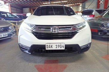 Selling White Honda CR-V 2018 in Quezon