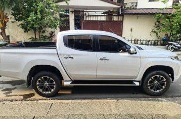 Pearl White Mitsubishi Strada 2019 for sale in Manual