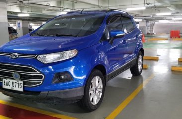 Blue Ford Ecosport 2014 for sale in Manual