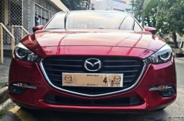 Red Mazda 3 2018 for sale in Automatic