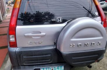 Silver Honda CR-V 2004 for sale in Quezon