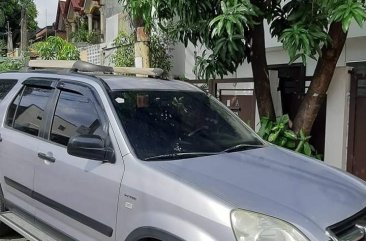 Silver Honda CR-V 2004 for sale in Quezon