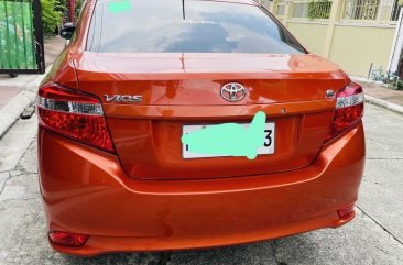 Orange Toyota Vios 2017 for sale in Marikina