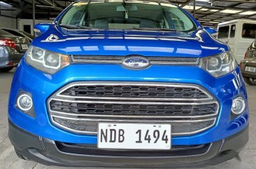 Selling Blue Ford Ecosport 2016 in Las Piñas