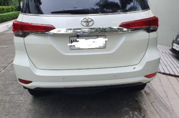 Pearl White Toyota Fortuner 2017 for sale in Makati