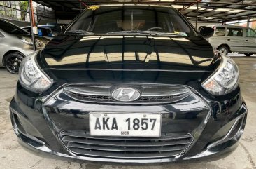 Black Hyundai Accent 2015 for sale in Las Piñas