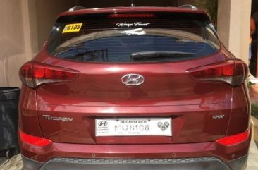 Red Hyundai Tucson 2018 for sale in Las Piñas