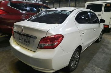 White Mitsubishi Mirage 2018 for sale in Automatic