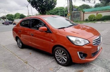 Orange Mitsubishi Mirage G4 2017 for sale in Quezon City