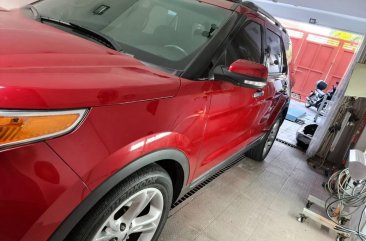 Red Ford Explorer 2014 for sale in Pasig