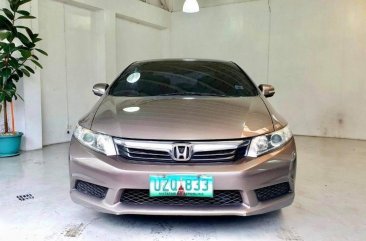 Sell Brown 2012 Honda Civic in Quezon City