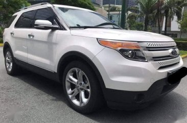 Selling White Ford Explorer 2014 in Quezon