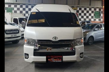 White Toyota Hiace Super Grandia 2018 Van at 15506 for sale