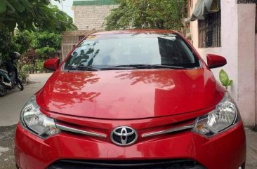 Red Toyota Vios 2015 for sale in Pateros