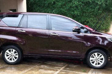 Red Toyota Innova 2018 for sale in Automatic