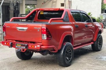 Selling Orange Toyota Hilux 2017 in Quezon City