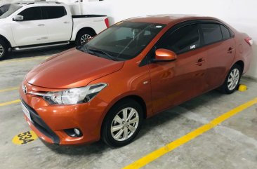 Orange Toyota Vios 2017 for sale in Quezon