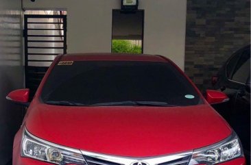 Sell Red 2017 Toyota Corolla in Quezon City