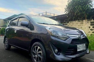 Grey Toyota Wigo 2017 for sale in Manual